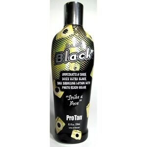 ProTan Instantly Black 50XX Ultra Black DHA Bronzing Lotion 8.5oz Photo Ready
